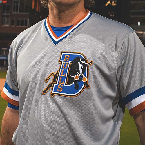 Durham Bulls OT Sports 2022 New Replica Road Jersey Durham Bulls