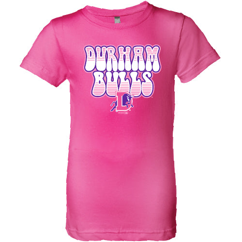 Durham Bulls Youth Hot Pink Shambayla Tee Durham Bulls Official Store 9012