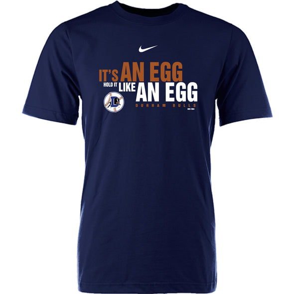 Durham Bulls Navy Nike MiLB Egg Tee