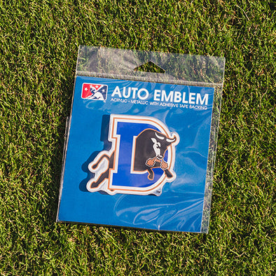 Durham Bulls Acrylic D Logo Auto Emblem