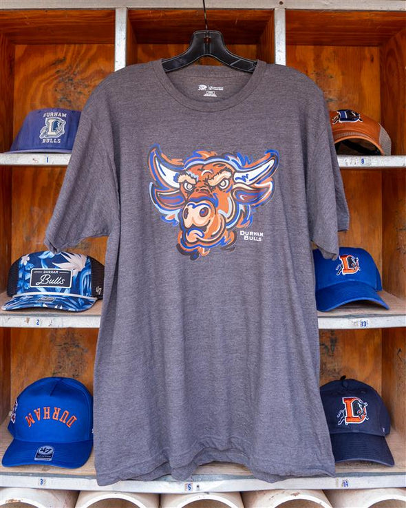 Durham Bulls Bull Graphitti Tee