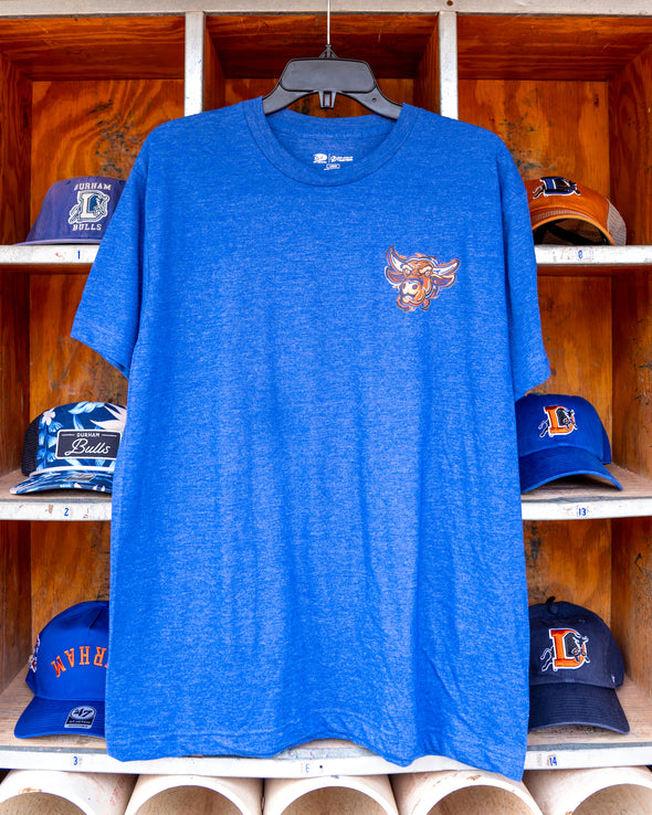 Durham Bulls Hit Bull Graphitti Tee