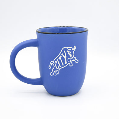 Durham Bulls Rico 14oz Blue Coffee Mug