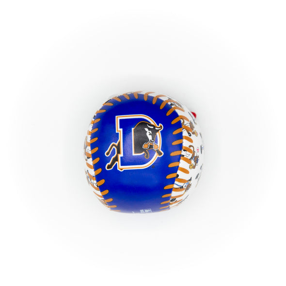 Durham Bulls Rawlings Wool E. Bull Softee Baseball