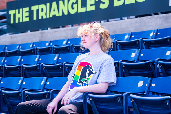 Durham Bulls Pride D Logo Tee