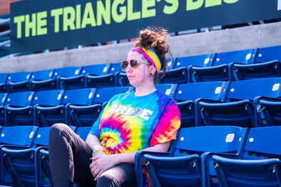 Durham Bulls Tie Dye Pride Tee