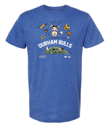Durham Bulls PREORDER Charlie Brown Upside Down Tee