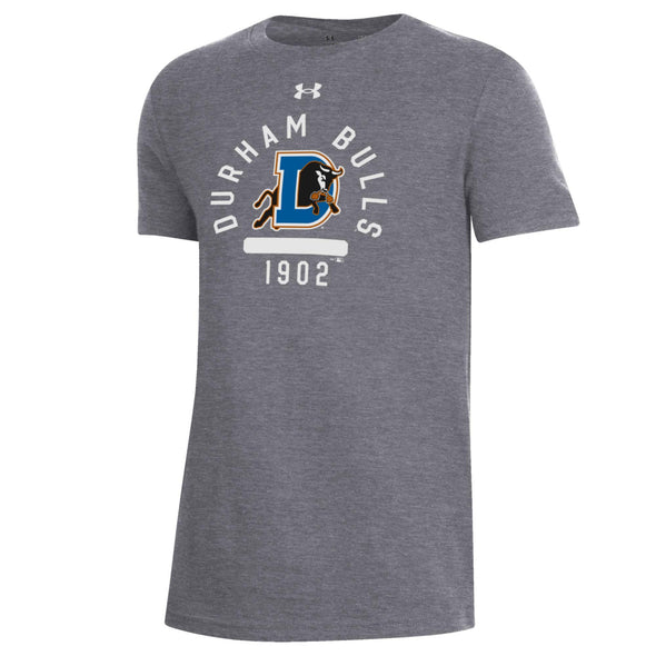 Durham Bulls Youth UA Arched Over Bulls Tee