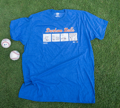 Durham Bulls Peanuts Comic Tee