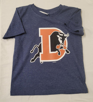 Durham Bulls Toddler Navy Fine Jersey D Logo Tee