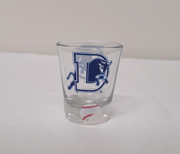 Durham Bulls Logo Brand 2oz Gameday Shot Glass