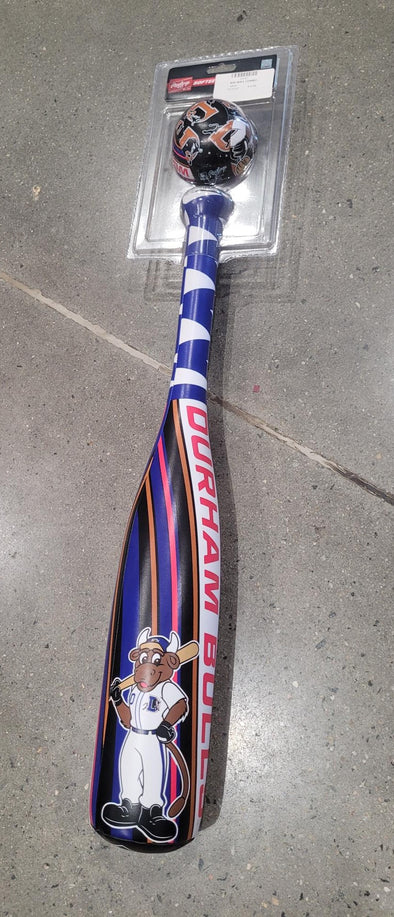 Durham Bulls Full Size Softee Ball & Bat Set