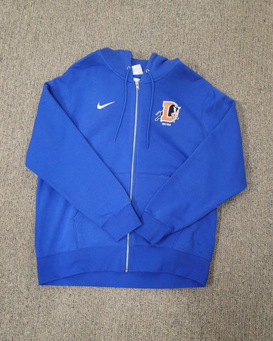 Durham Bulls Nike Club Fleece Full Zip Hoodie