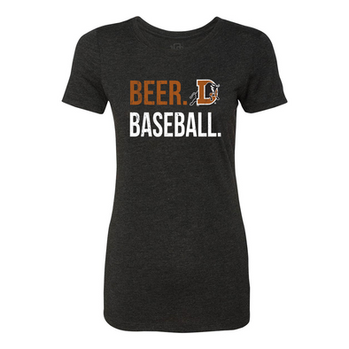 Durham Bulls 108 Womens Beer & Baseball T-Shirt