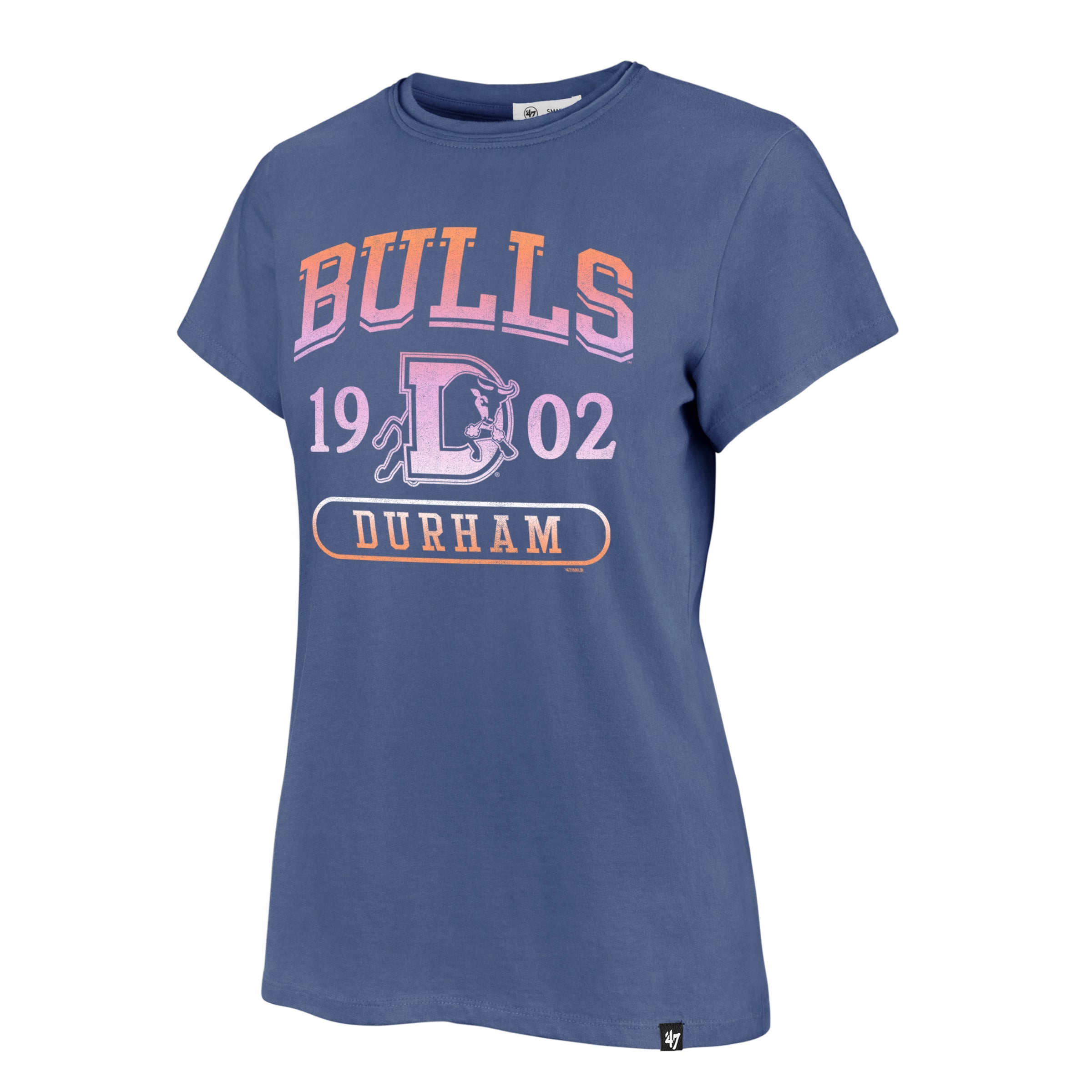 Durham Bulls 47 Brand Womens Blue Mellow Out Frankie Tee – Durham Bulls  Official Store