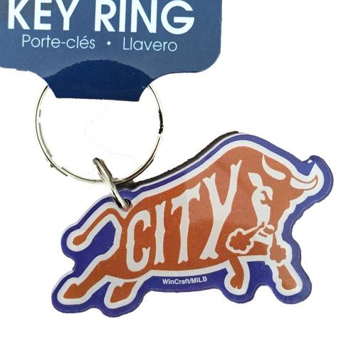 Durham Bulls Bull City Acrylic Keychain