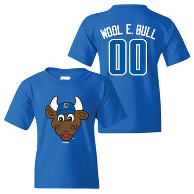 Durham Bulls Infant Royal Wool E. Bull T-Shirt