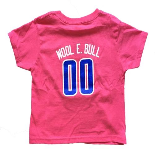 Durham Bulls Toddler Pink Wool E. Bull T-Shirt 3 Toddler
