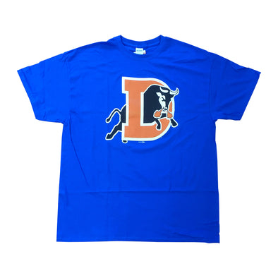 Durham Bulls Royal D Logo Tee