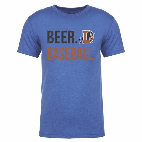 Durham Bulls 108 Beer & Baseball T-Shirt XXL